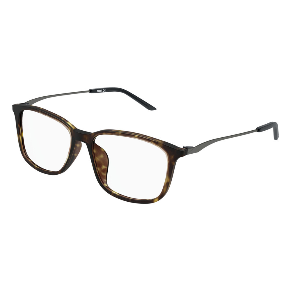 NWT PUMA PE0165OA 002 Havana Ruthenium Eyeglasses
